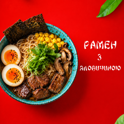 Рамен з яловичиною