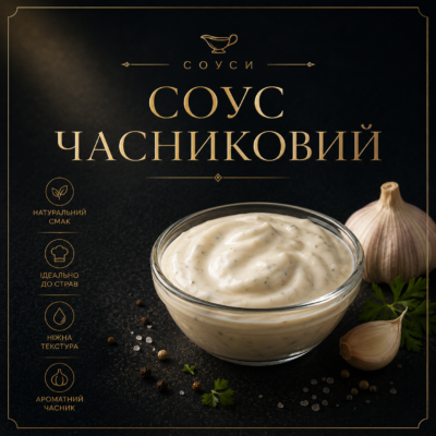 Соус часниковий