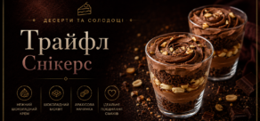Трайфл “Снікерс”