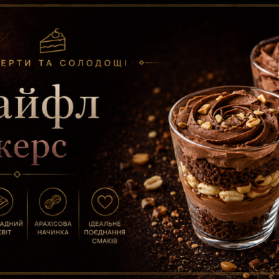 Трайфл "Снікерс"