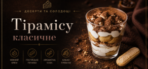 Тірамісу “Класичне” з собою