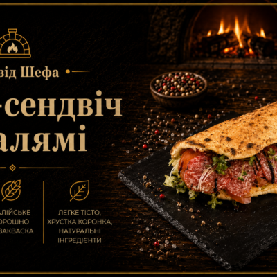 Піца-Сендвіч Салямі